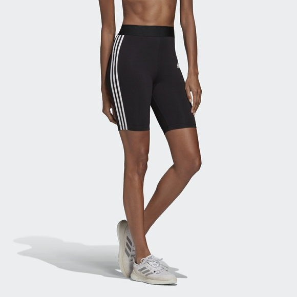 adidas 3 stripe bike shorts